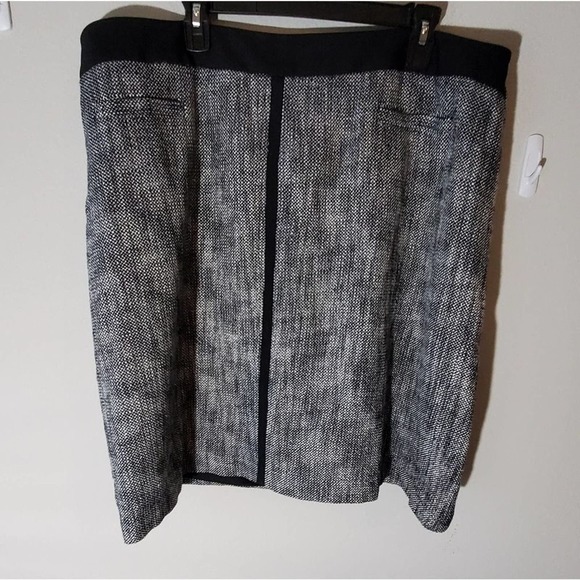 Talbots Tweed black white pencil skirt plus‎ size 20W - Picture 1 of 9